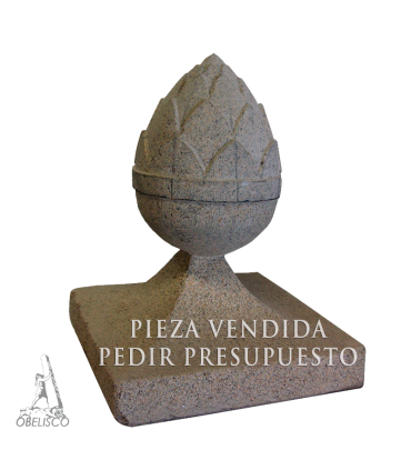 REMATE EN PIÑA DE COLUMNA